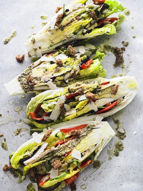 Romano lettuce vegetable wedge