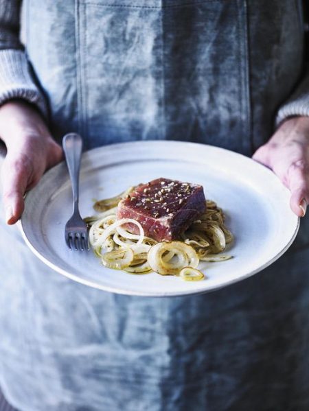 Tuna belly fennel and lemon