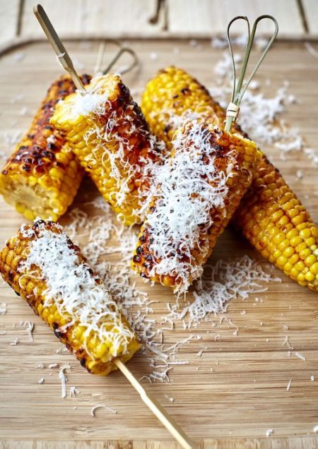 Grilled sweetcorn