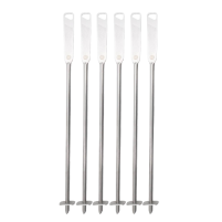 Quantum steel skewers set of 6 top down