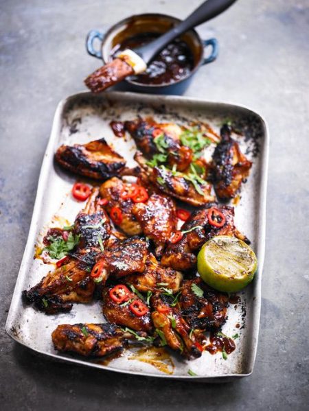 Sticky Chipotle chicken wings